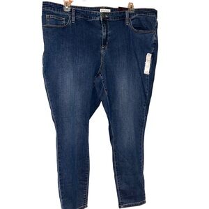 New ava&viv skinny plus size jeans 24W 3X stretch